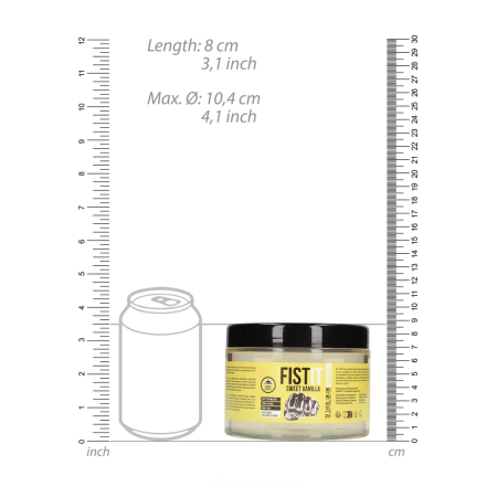 Fist It Extra Thick Intimate Gel Vanilla Scent 500 ml Water-Based