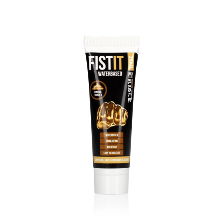 Fist It Water-Based Lubricant 25 ml - Clear, Dermatologically Tested