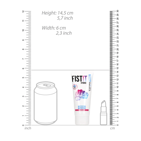 Shots Hybrid Lubricant 100ml - Long-Lasting Water & Silicone Formula