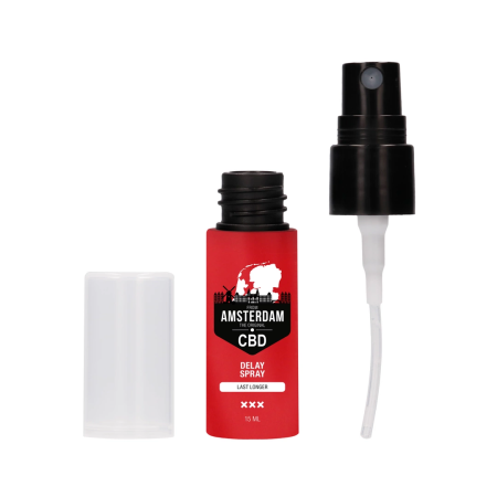 Original CBD Amsterdam Intimate Delay Spray 15 ml - Gentle Cooling Formula