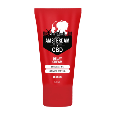 Original CBD Amsterdam Delay Cream 50ml - Advanced Time-Control Formula