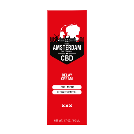 Original CBD Amsterdam Delay Cream 50ml - Advanced Time-Control Formula