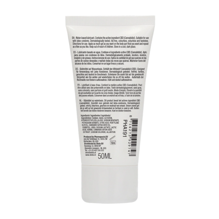 Cobeco Natural CBD Water-Based Lubricant 50 ml - Transparent & Neutral