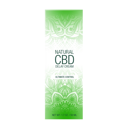 Natural CBD Delay Cream 50ml - Advanced Formula with Cannabidiol