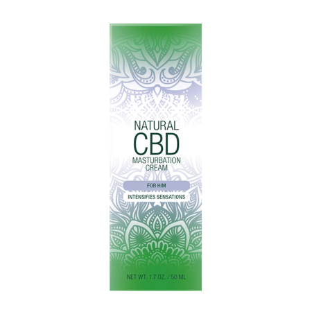 Natural CBD Cream for Men 50 ml - Moisturizing Formula for Skin Care