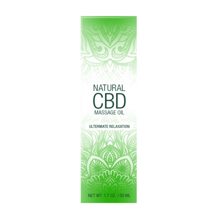 Natural CBD Massage Oil 50 ml - Relaxing Formula with Cannabidiol Extract