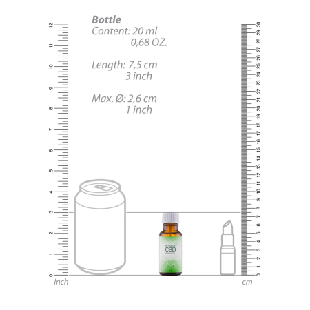 Natural CBD Intimate Oil 20ml - Plant Extract Formula for External Care