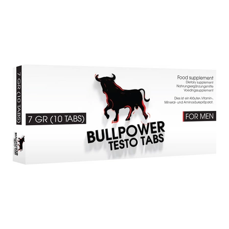 Bull Power Testo Tabs Natural Performance Tablets 30 Caps