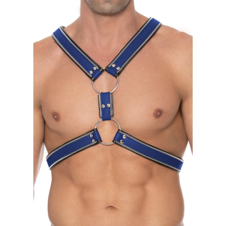 Z Series Scottish Leather Harness L/XL with Stainless Steel Details