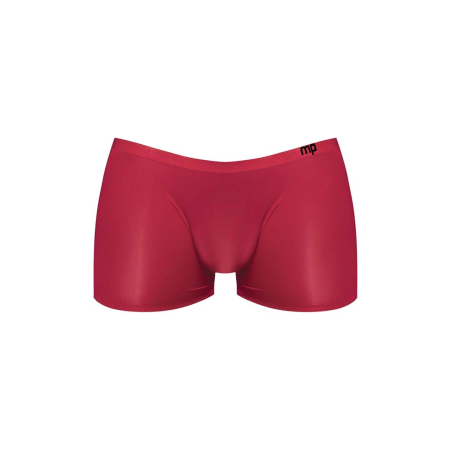 Male Power Seamless Sleek Mini Short S Red Wine Low Rise Comfort