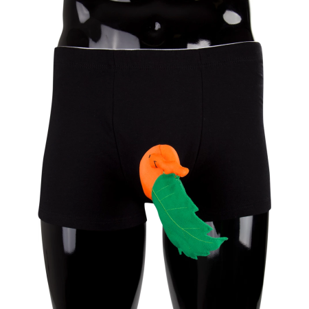 Shots Toys Funny Underwear Leaf Design One Size Cotton Green