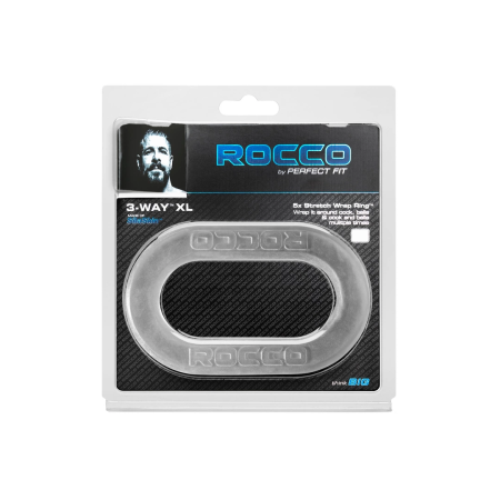 Perfect Fit Rocco 3-Way Adjustable Silicone Ring Black Multipurpose
