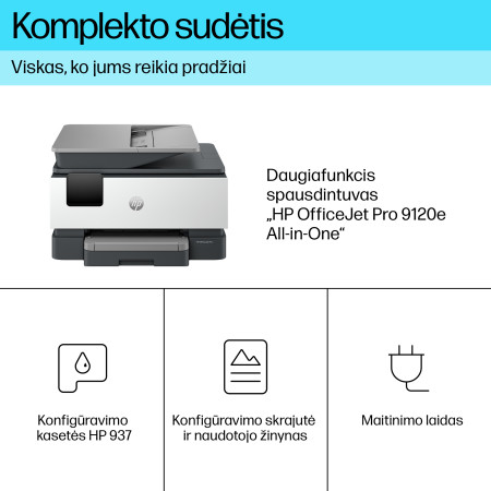 HP OfficeJet Pro belaidis viskas viename spalvotas spausdintuvas