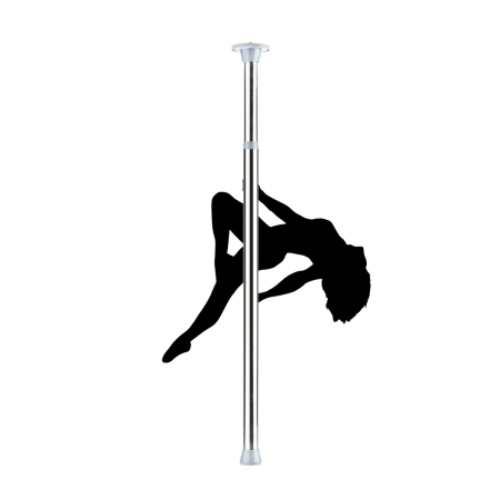 Ouch! Adjustable Dance Pole 215-279 cm - Chrome Home Fitness Model