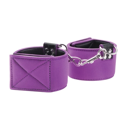 Shots Reversible Ankle Cuffs Black & Red Adjustable Design