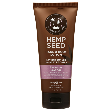 Earthly Body Lavender Hand & Body Lotion with Hemp & Argan Oil 207ml