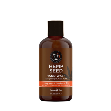 Earthly Body Hemp Seed Hand Soap Orange Eucalyptus Green Tea 236ml