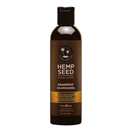 Earthly Body Hemp Seed Shampoo 236ml - Nourishing Coconut Formula