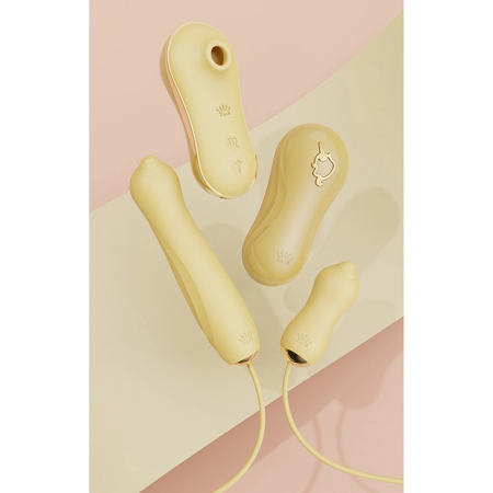 Unicorn Intimate Device Set with Suction, Vibration & Thruster Attachments