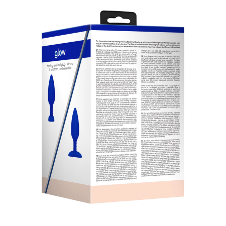 Shots Glow Large Heating Plug Magnetic Rechargeable Red 11 Vibration Modes