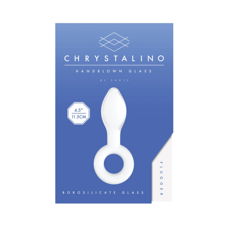 Sinner Gear Plugger Glass Anal Plug - Anatomical Borosilicate Model