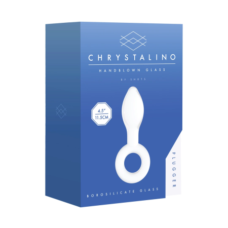 Sinner Gear Plugger Glass Anal Plug - Anatomical Borosilicate Model