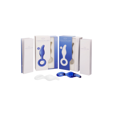 Shots Gripper Glass Wand with Ergonomic Ring Handle, Clear, Borosilicate