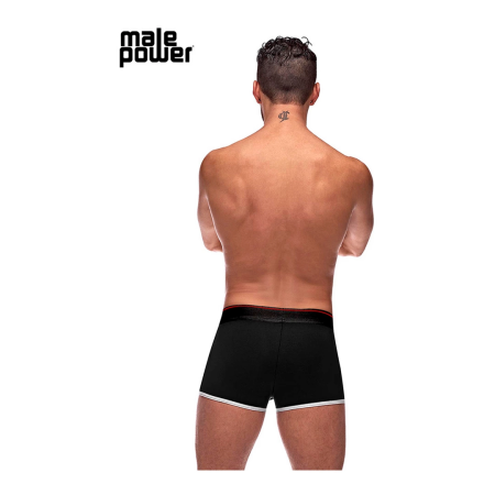 CellBlock 13 Retro Sport Panel Shorts XL - Cotton Stretch Grey/White