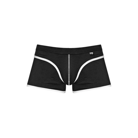 Male Power Sport Mesh Mini Short XL Black - Athletic Comfort Fit