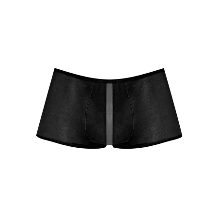 Male Power Landing Strip Mini Short S Matte Onyx Black