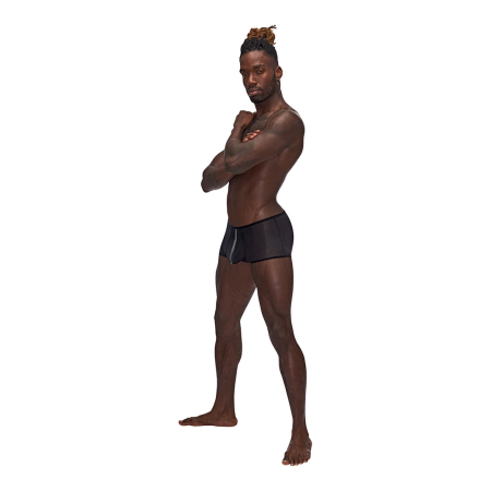 Male Power Landing Strip Mini Short Matte Onyx M