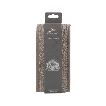 Touche Big Back Strap Exfoliating Hemp & Charcoal Body Cleaner