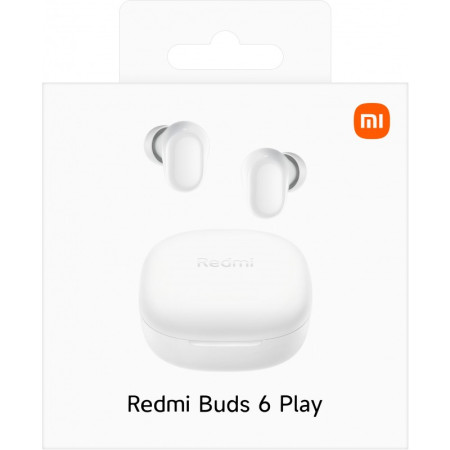 Xiaomi Redmi Buds 6 Play baltos ausinės