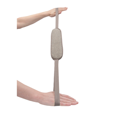 Touche Mini Back Strap Charcoal Exfoliating Hemp-Flax Accessory