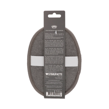 Touche Oval Bath Pad Bamboo Charcoal & Flax Universal Size