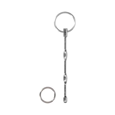 Mystim Ribbed Stainless Steel Urethral Sounding Rod 8 mm