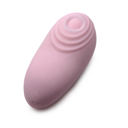 XR Brands Pleasure Pulse Pulsating Silicone Intimate Device, Pink