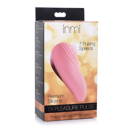 XR Brands Pleasure Pulse Pulsating Silicone Intimate Device, Pink