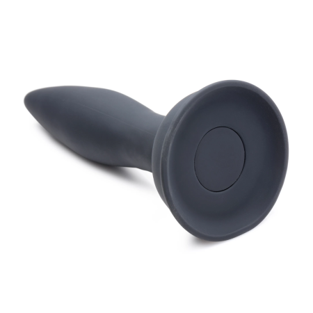 XR Brands Turbo Ass-Spinner Silicone Plug Remote Control Black