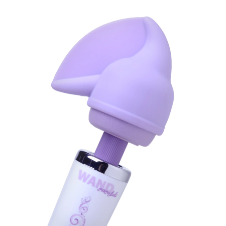 Wand Essentials Flutter Tip Silicone Wand Attachment Purple 3.5in