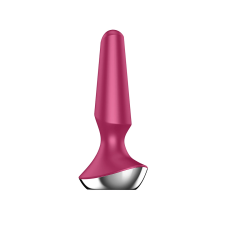 Satisfyer Plug-ilicious 2 Vibrating Anal Plug Berry Rechargeable Silicone