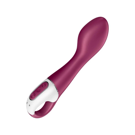 Satisfyer Hot Spot Intimate Warming Massage Device Bluetooth Pink