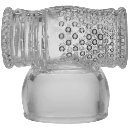 Merci Power Wand Intimate Tunnel Attachment Clear Dual-Texture