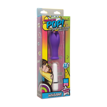 Doc Johnson American Pop Whaam! 10-Function Silicone Vibrator 15cm