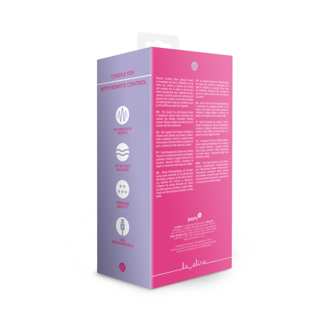 Loveline Wild Strawberry Remote-Controlled Couple Device Silicone Red