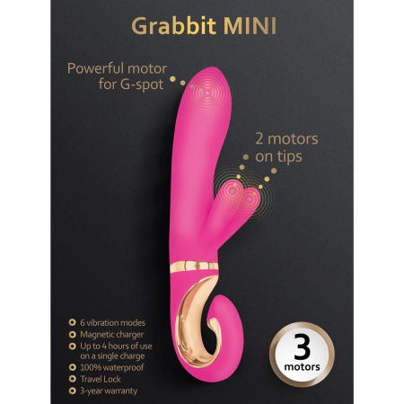 GVibe G-Rabbit Mini Dolce Violet - Compact Triple Motor Intimate Machine
