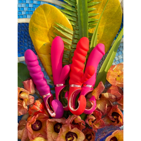 Gvibe Gjay Mini Wildberry - Compact Intimate Device, 6 Modes, Bioskin