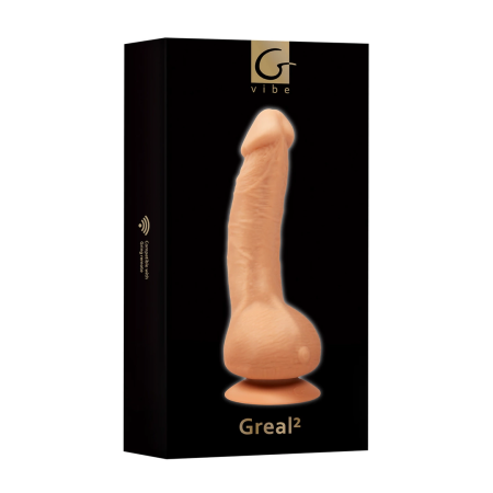 Gvibe Greal 2 Bioskin Intimate Device Beige - Remote Control