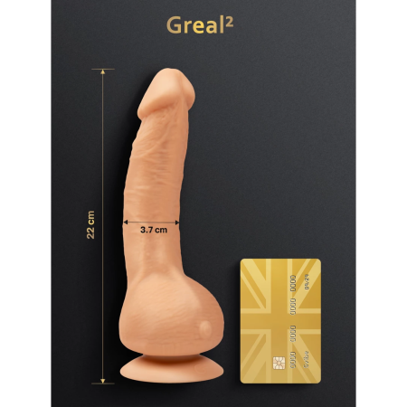Gvibe Greal 2 Bioskin Intimate Device Beige - Remote Control