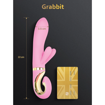 Gvibe Grabbit Intimate Massager Candy Pink Triple Motor